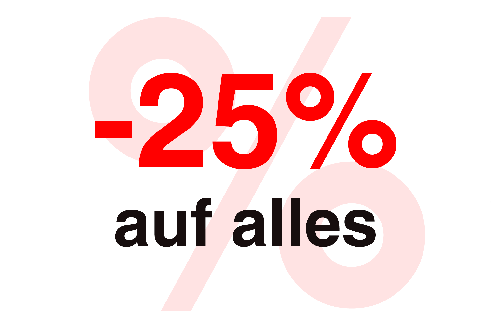 -25% auf alles ab 21. November 2025